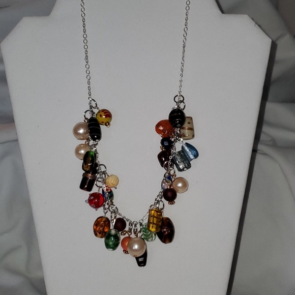 Beaded Chain Necklace - Picture 1 of 3